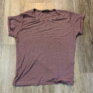 Brandy Melville Striped Baby Tee